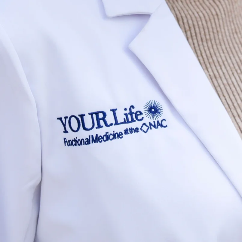 Dr. Meg with a member during a YOUR.Life team program