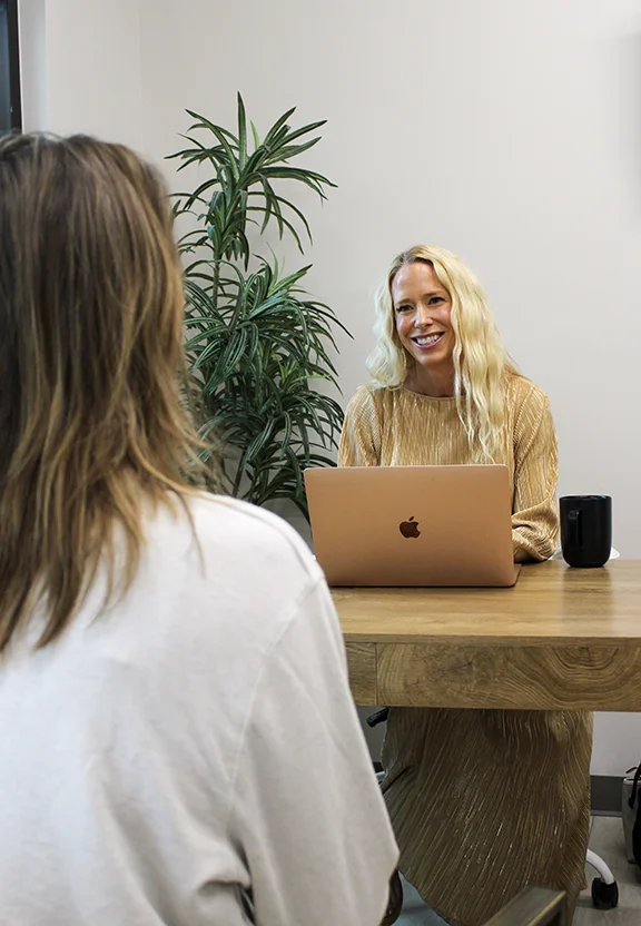 A woman in consultation at YOUR.Life Functional Medicine